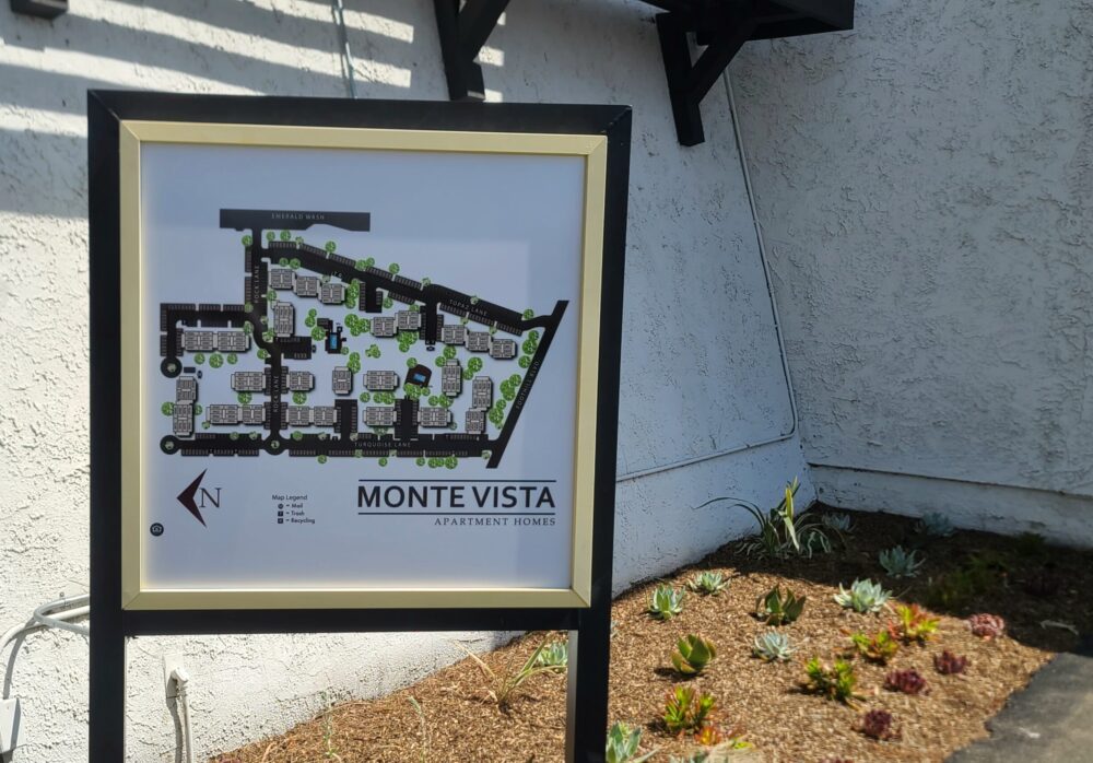 Monte Vista Directory Map La Verne