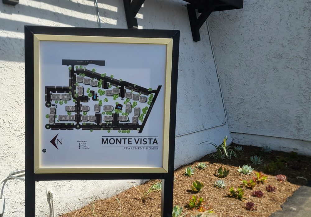 Monte Vista Directory Map La Verne