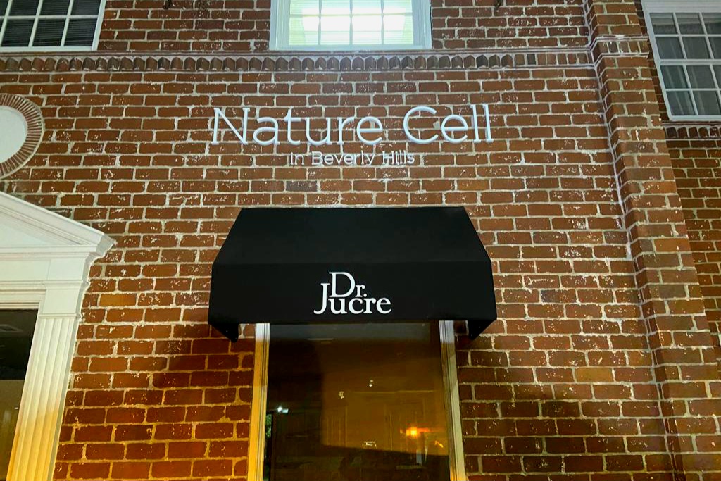 Outdoor sign showcasing Nature's Cell excellence
