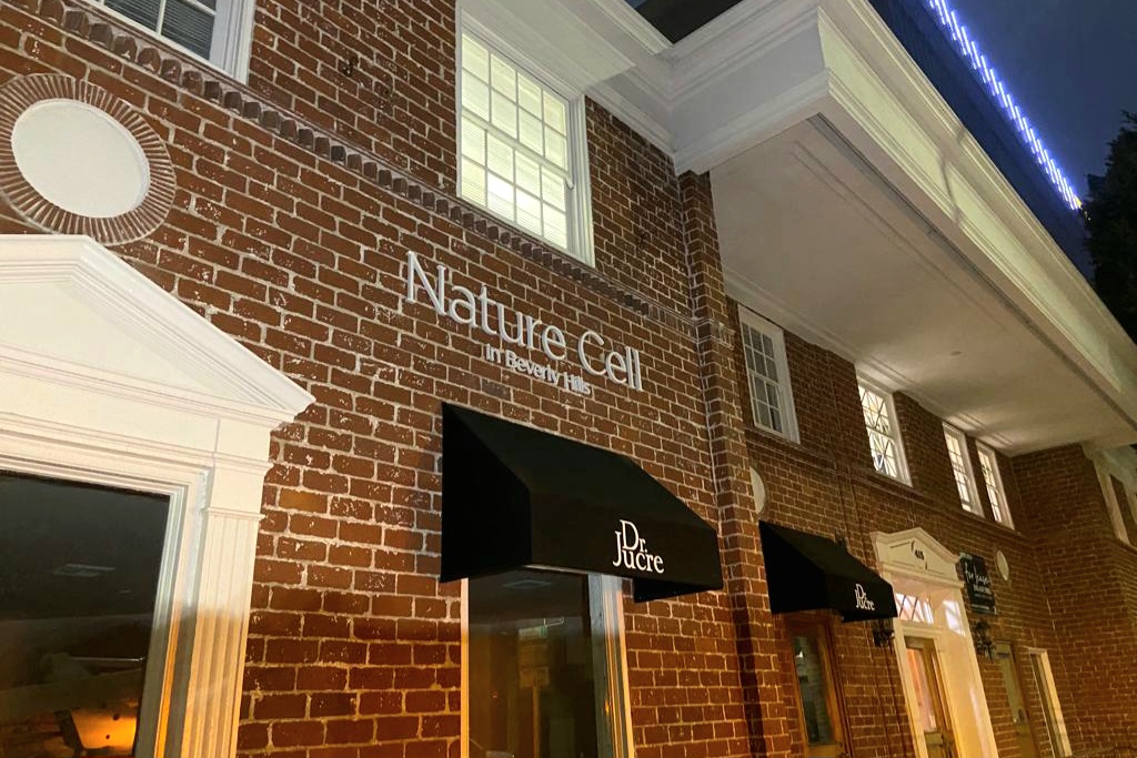 Striking outdoor sign enhances Nature's Cell visibility