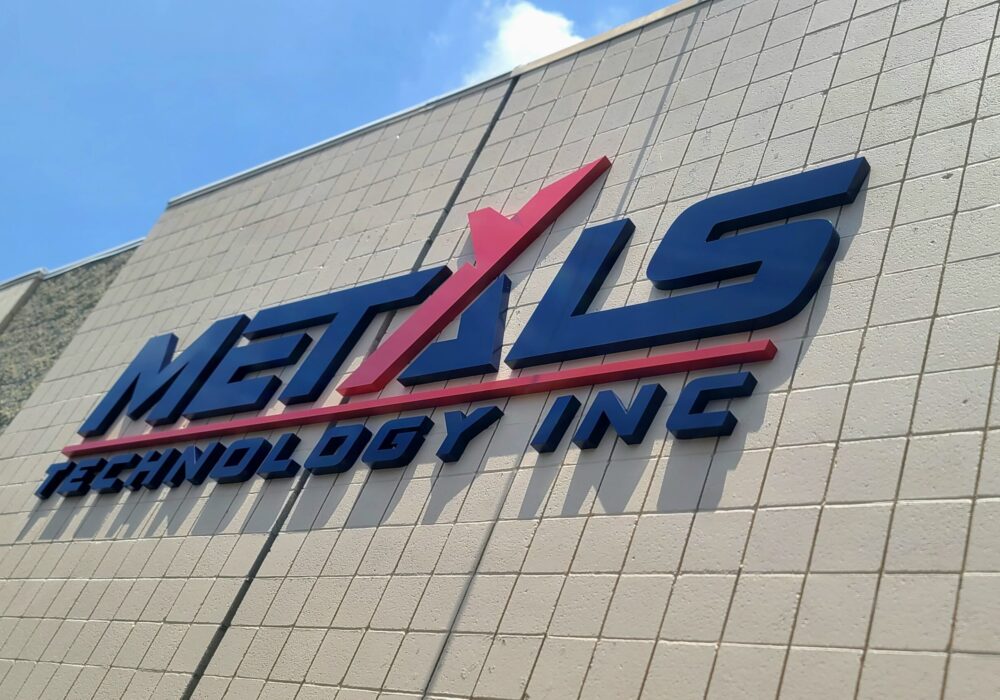 Outdoor Sign for Matals Technology Northridge