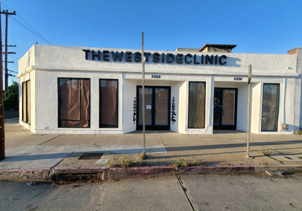 Channel Letters Sign at Westside Clinic Venice