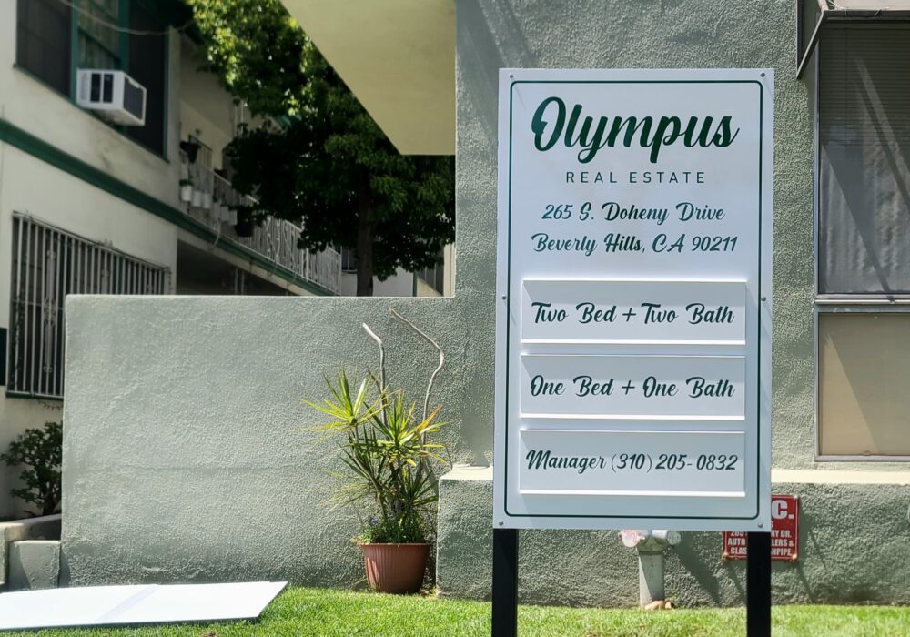 Olympus Real Estate Posts and Panel Southern California 