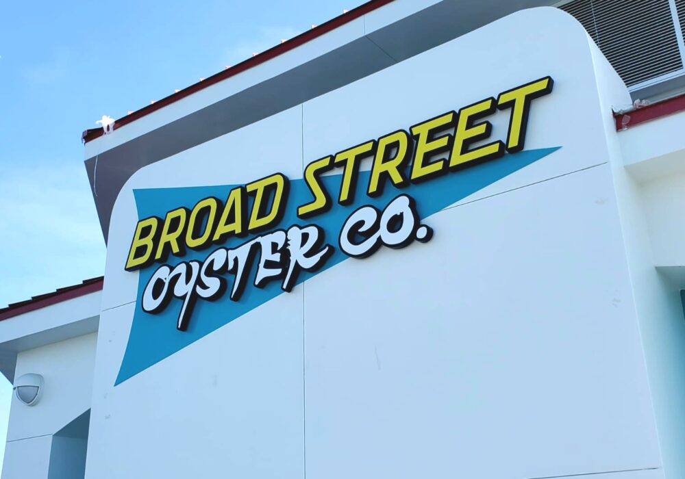 Broad Street Oyster Channel Letters Huntington Beach