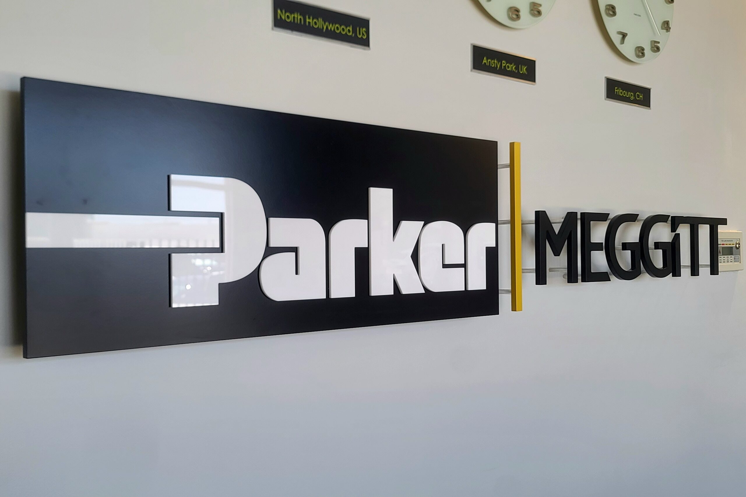 You are currently viewing Parker Meggitt Lobby Sign North Hollywood Los Angeles