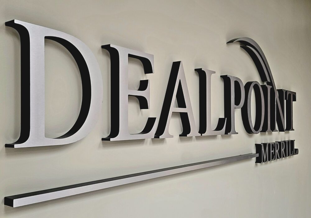Dealpoint Merrill Lobby Sign Woodland Hills