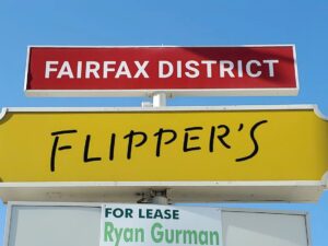 Read more about the article Flippers Neon sign and pole sign inserts West Hollywood