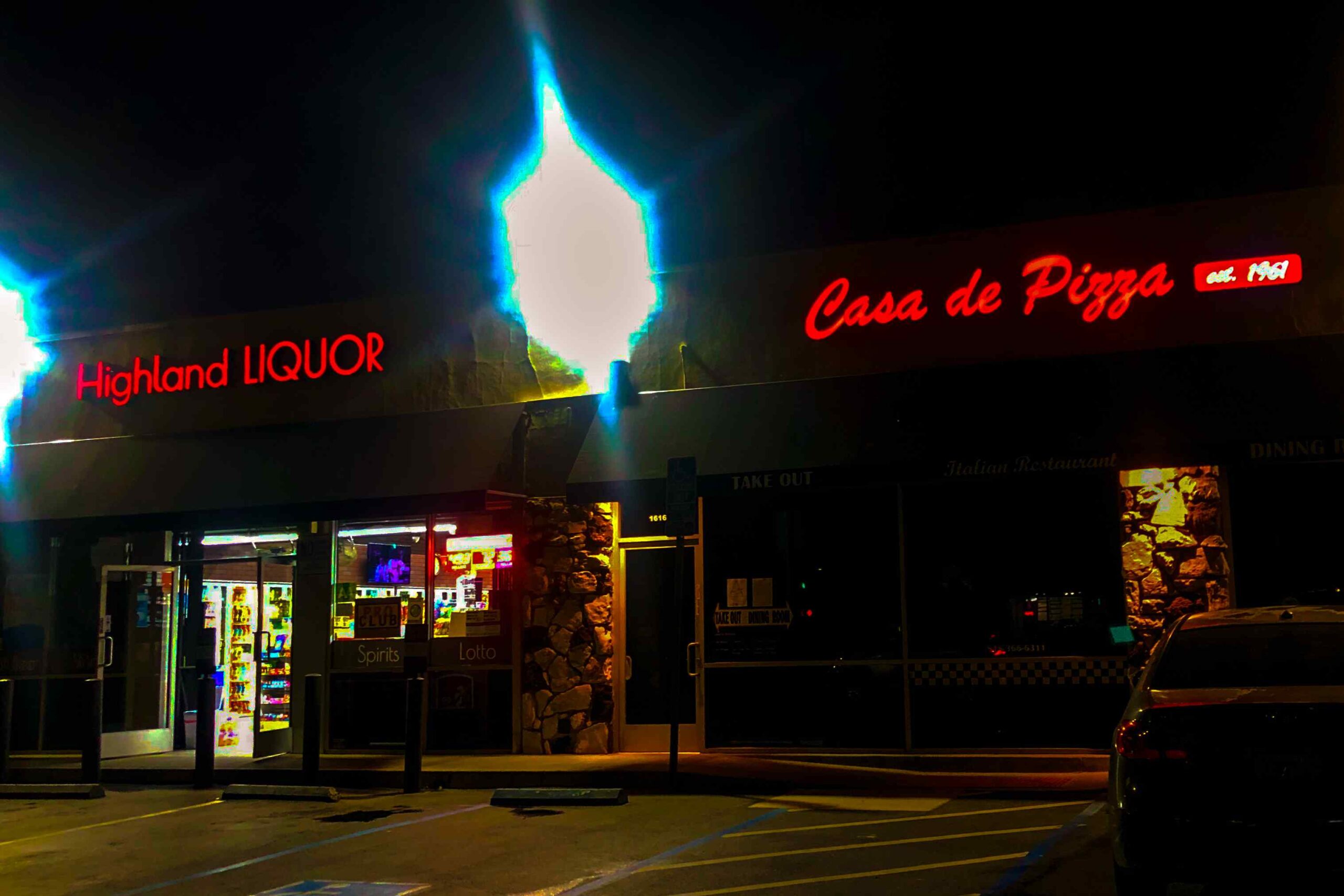 You are currently viewing Channel Letters Face-lift for Highland Liquor and Casa De Pizza