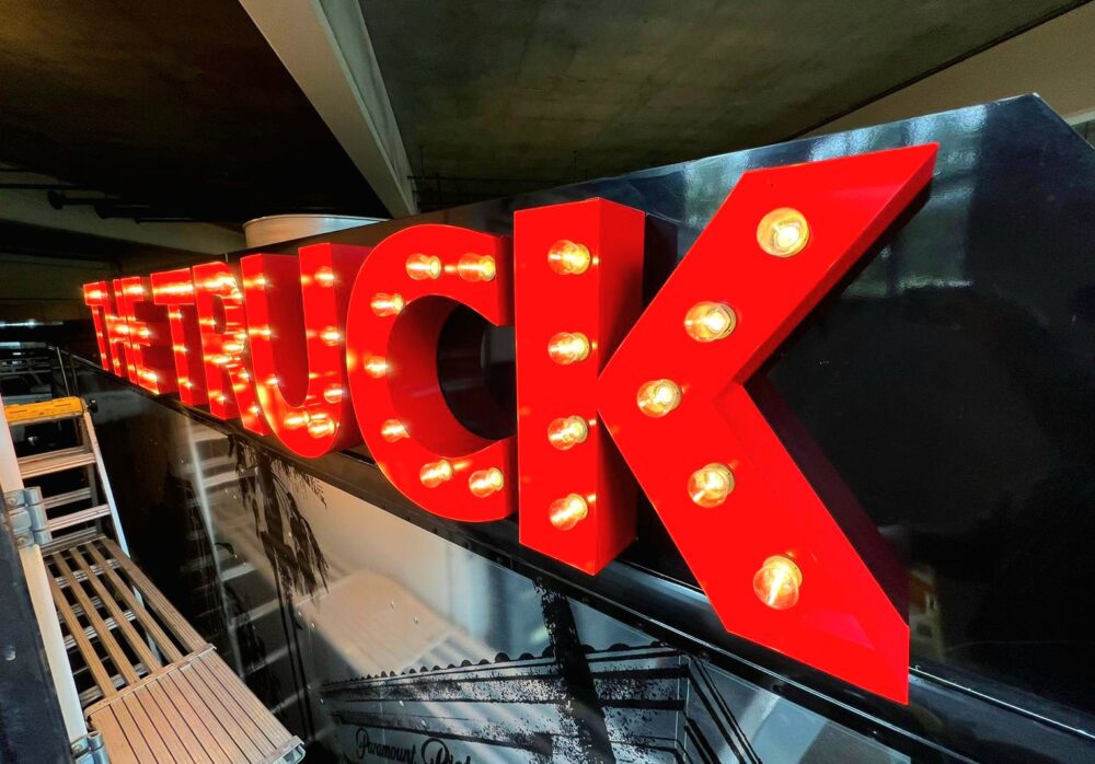 Paramount Food Truck Channel Letters Los Angeles 