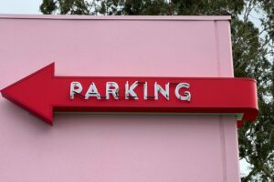 Neon Parking Area Signs: Illuminated parking signs, a blend of functionality and aesthetics by Premium Sign Solutions.