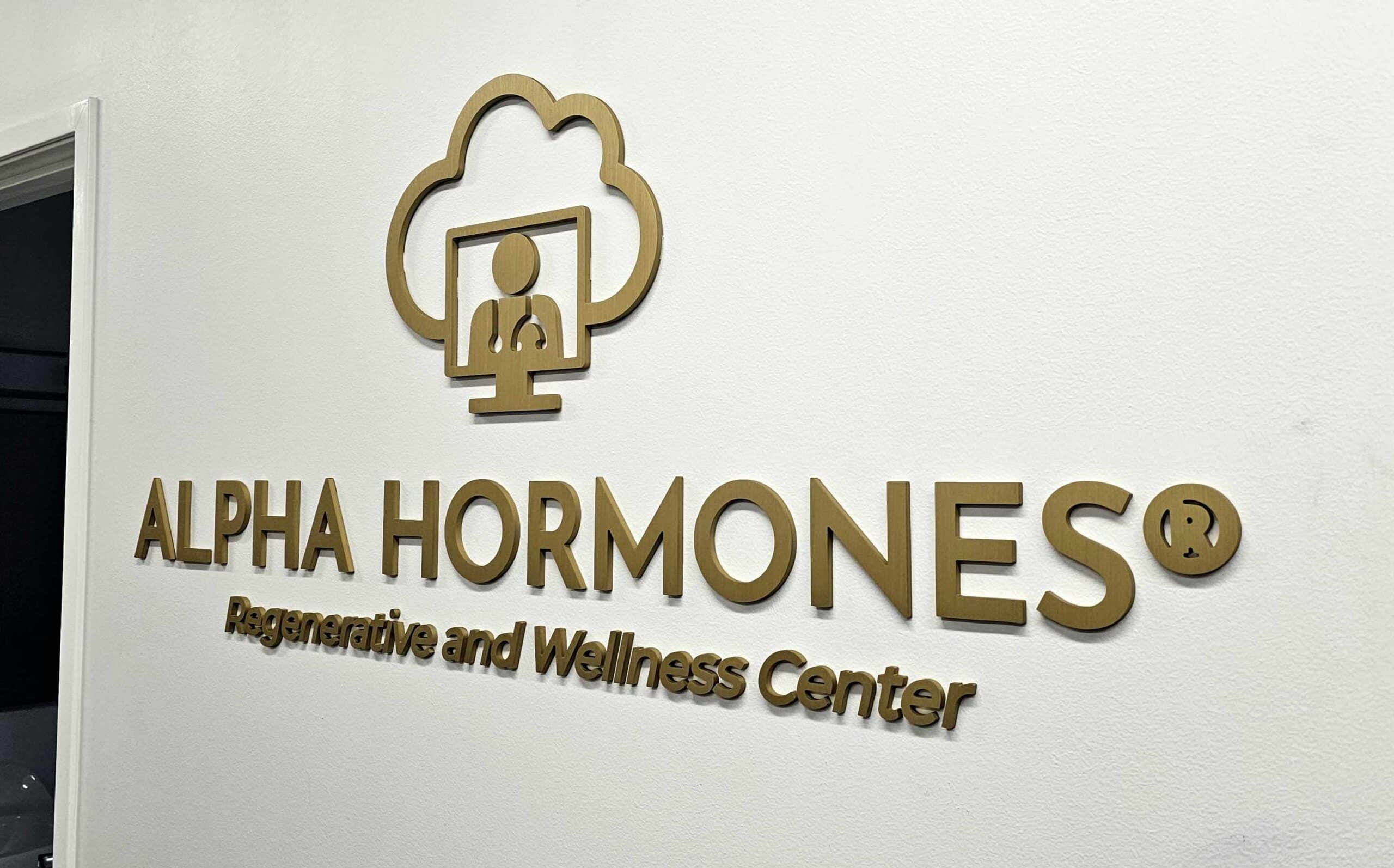 You are currently viewing Alpha Hormones Lobby Sign Pasadena