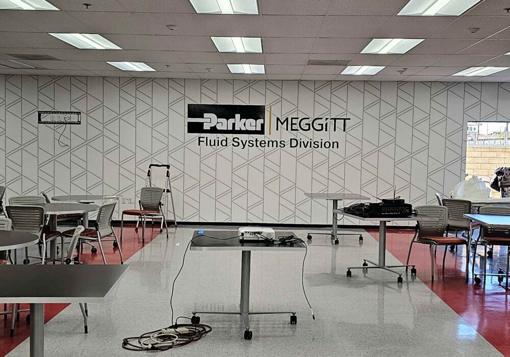 Parker Meggit Lunch Room Wall Wrap Los Angeles 