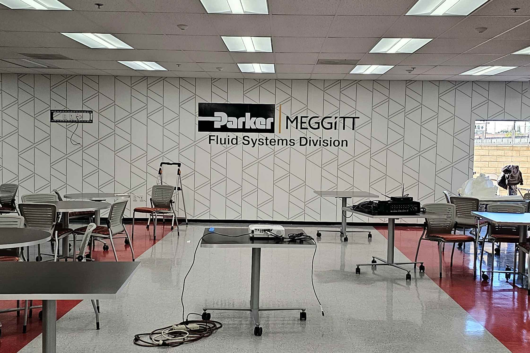 You are currently viewing Parker Meggit Lunch Room Wall Wrap Los Angeles 