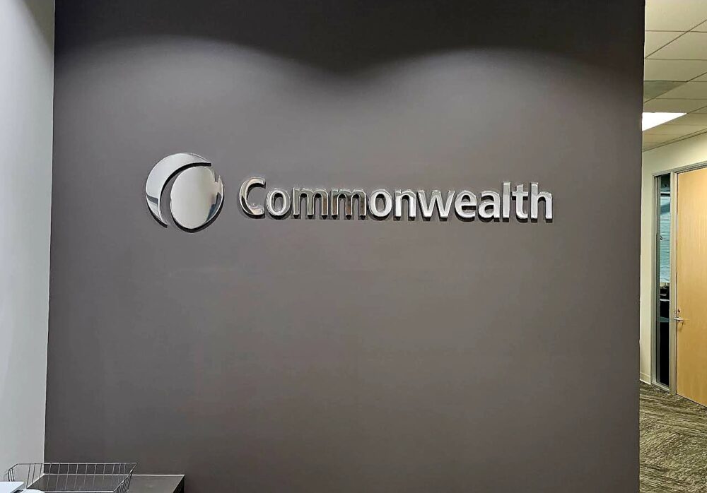 Commonwealth Torrance Reception Sign