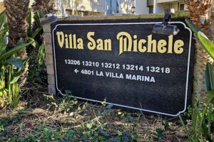 Read more about the article Villa San Michele Monument Sign Marina Del Rey