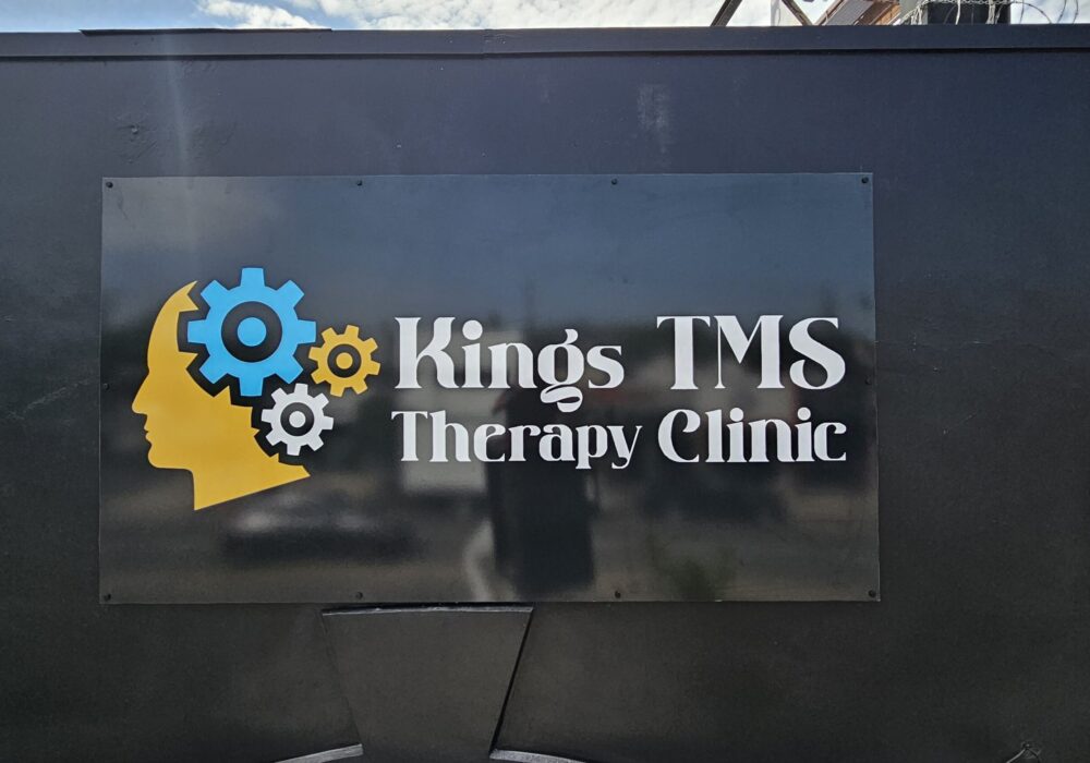 King’s TMS  exterior sign and window decals Los Angeles 