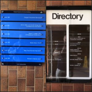 A successful signage project transformation, highlighting the visual impact and improvement