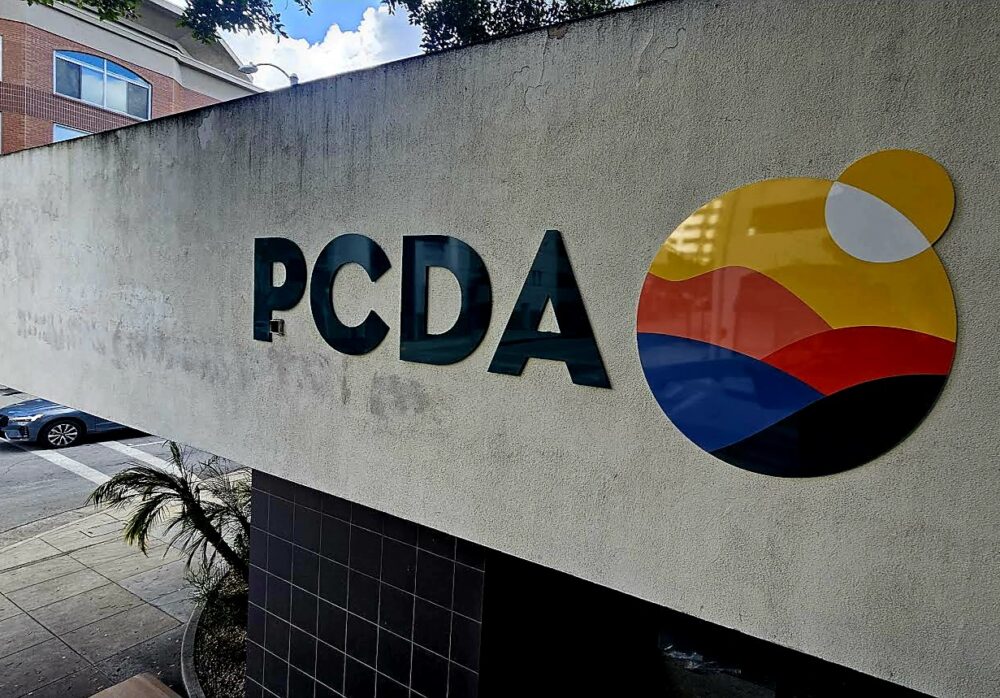 PCDA Dimensional Letters Pasadena