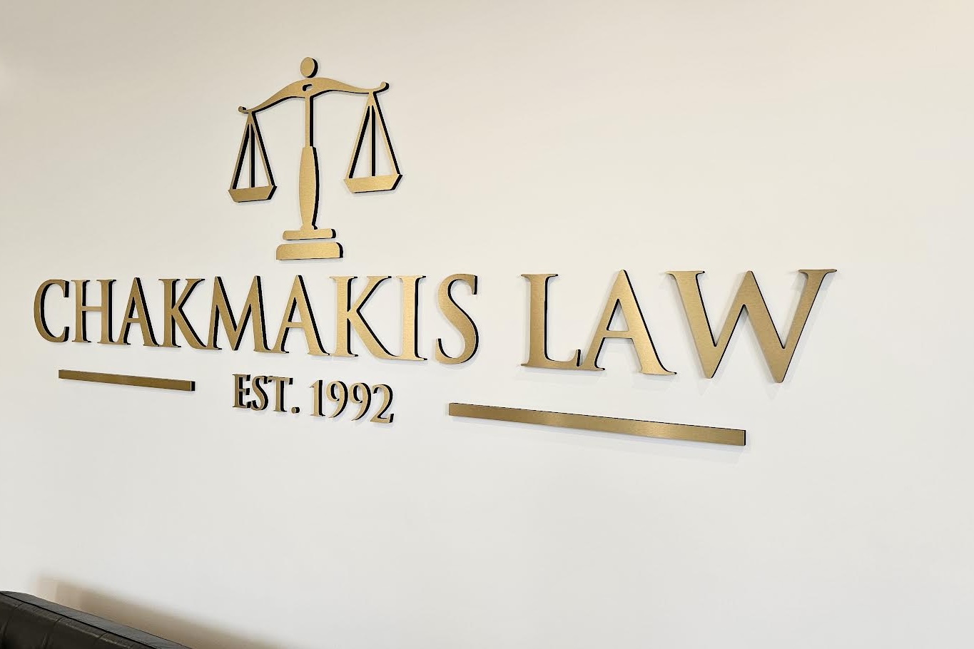 You are currently viewing Chakmakis Law Lobby Sign Beverly Hills