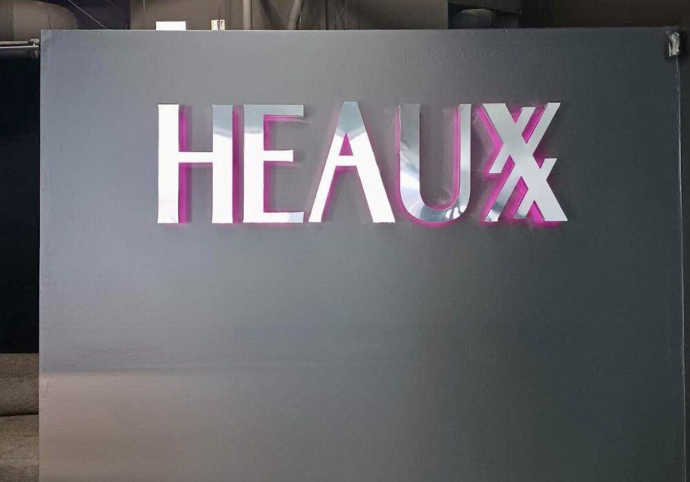 Heaux LED Channel Letters and Company Timeline Wall Los Angeles