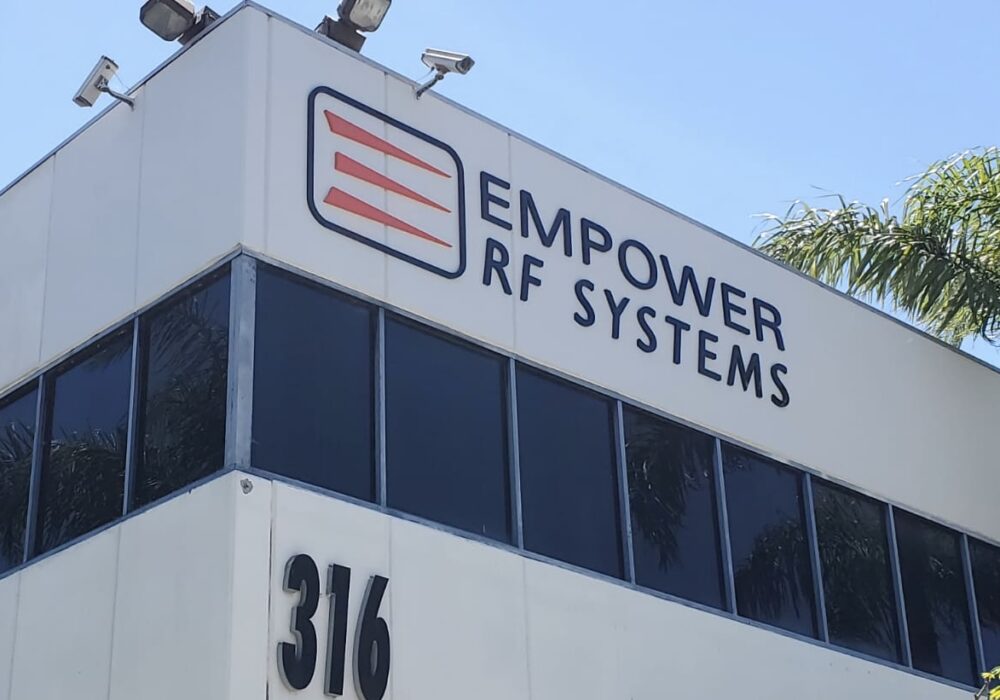 Empower RF Systems Dimensional Letters Inglewood