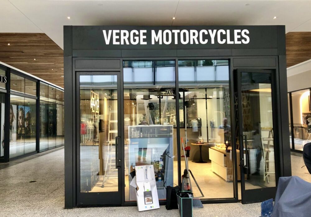 Verge Motorcycles Dimensional Letters Los Angeles 