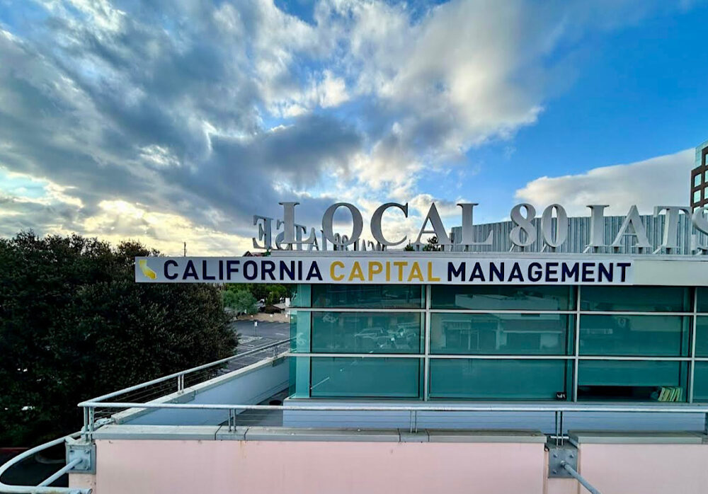 California Capital Management Lit Signs Burbank 