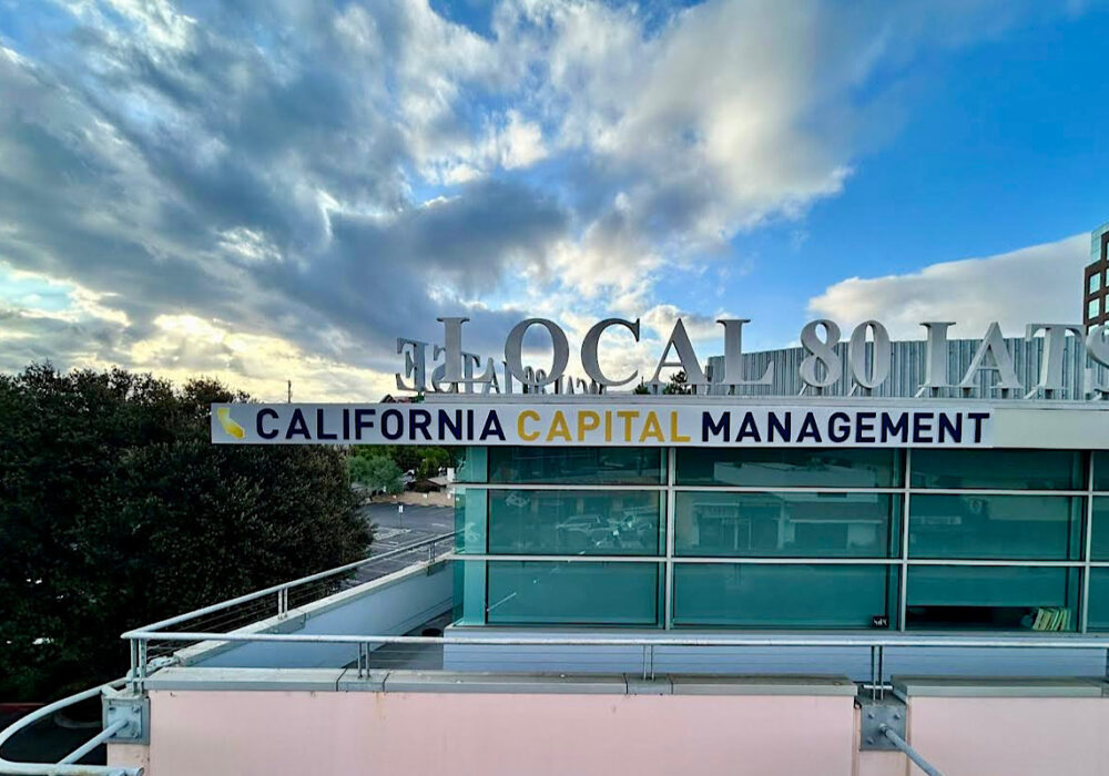 California Capital Management Lit Signs Burbank 