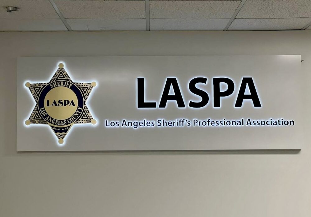 LASPA LED Office Sign Monterey Park