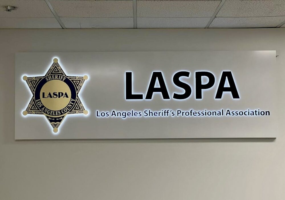 LASPA LED Office Sign Monterey Park
