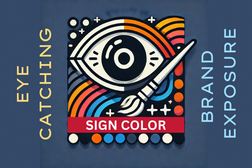 And eye-catching image to show Sign Colors Can Transform Visibility and Elevate Your Brand