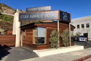 Read more about the article Stay Awhile Dibond Exterior Signs in Malibu