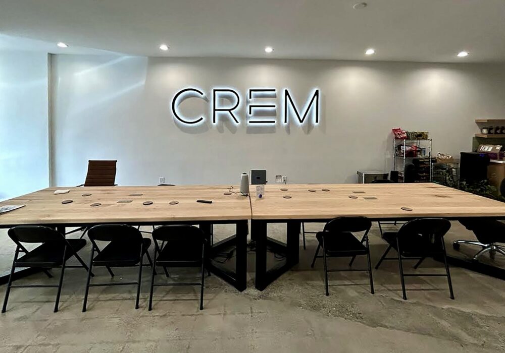 Illuminated Real Estate Signage The CREM Group Burbank