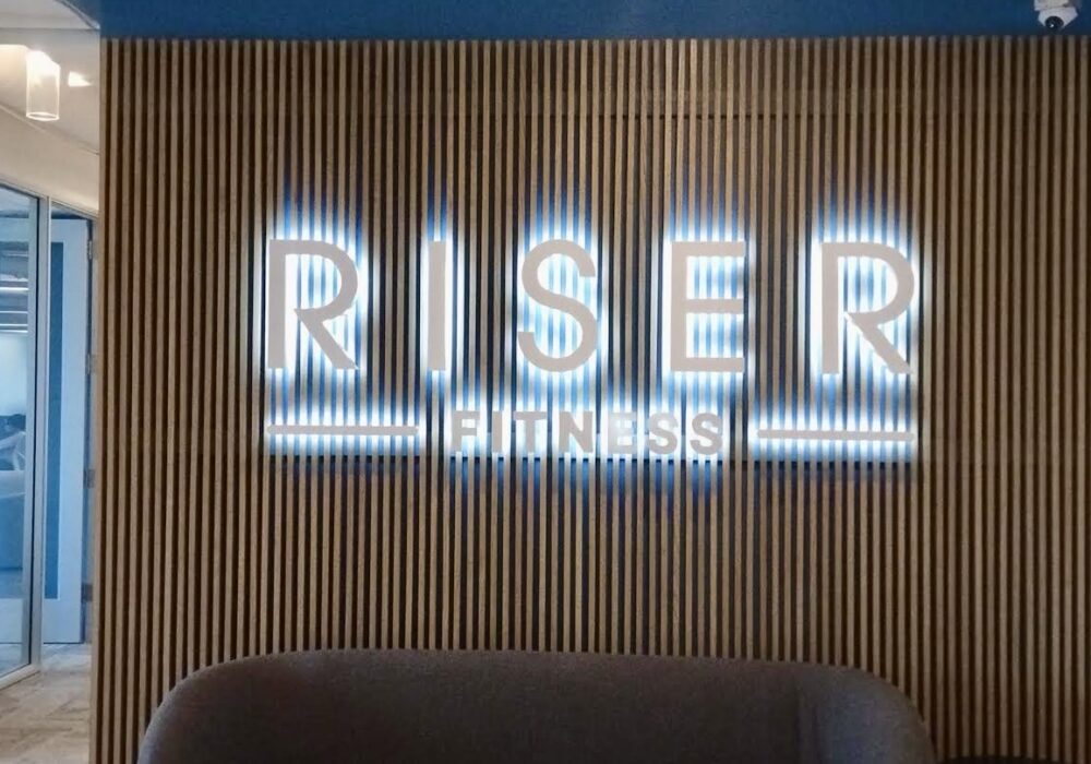 Fitness Centre Signage Riser Fitness Costa Mesa 91723