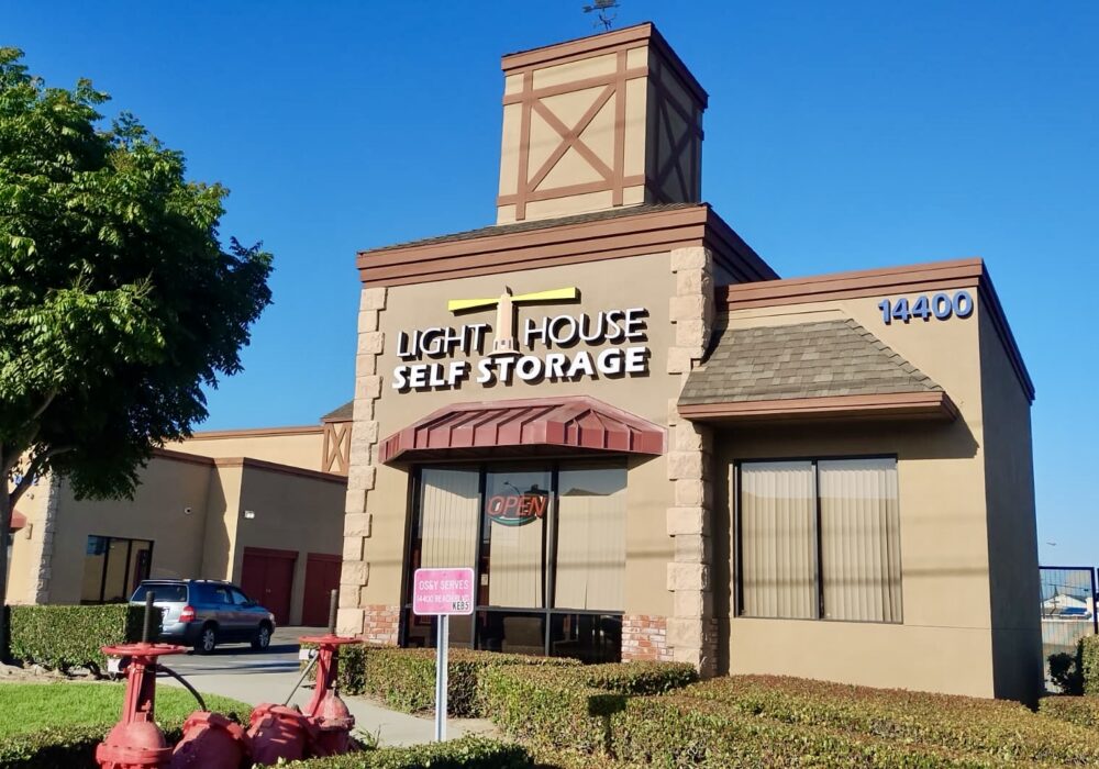 Lighthouse Storage Illuminated Signage Westminster 92683