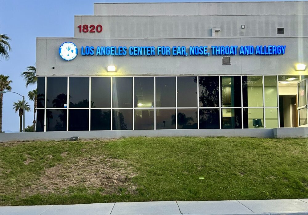 Channel Letters Los Angeles Center Ear Nose Throat Allergy