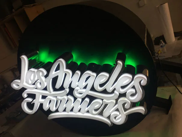 Los Angeles Farmers Signage
