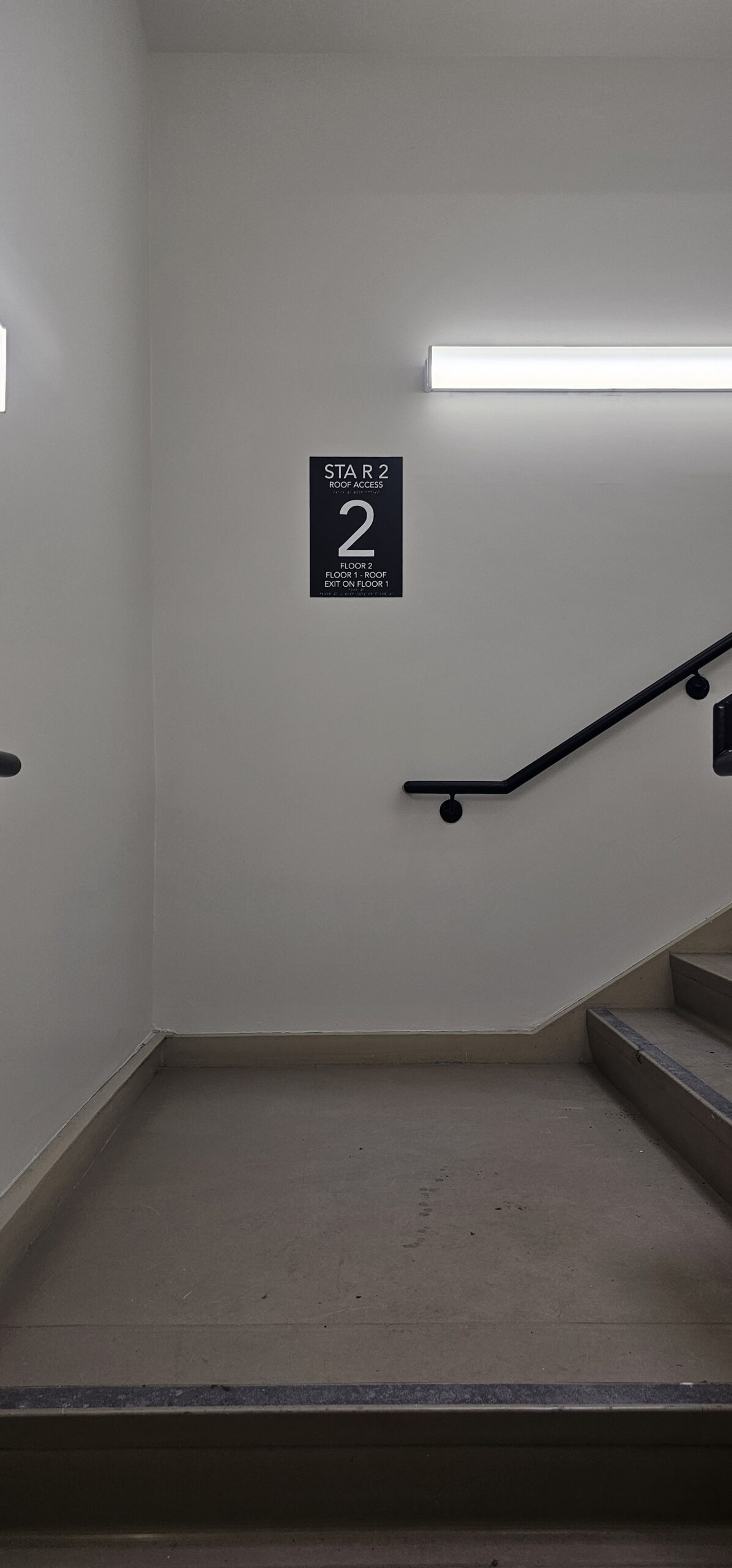 ASCIP Cerritos ADA Stairwell Sign