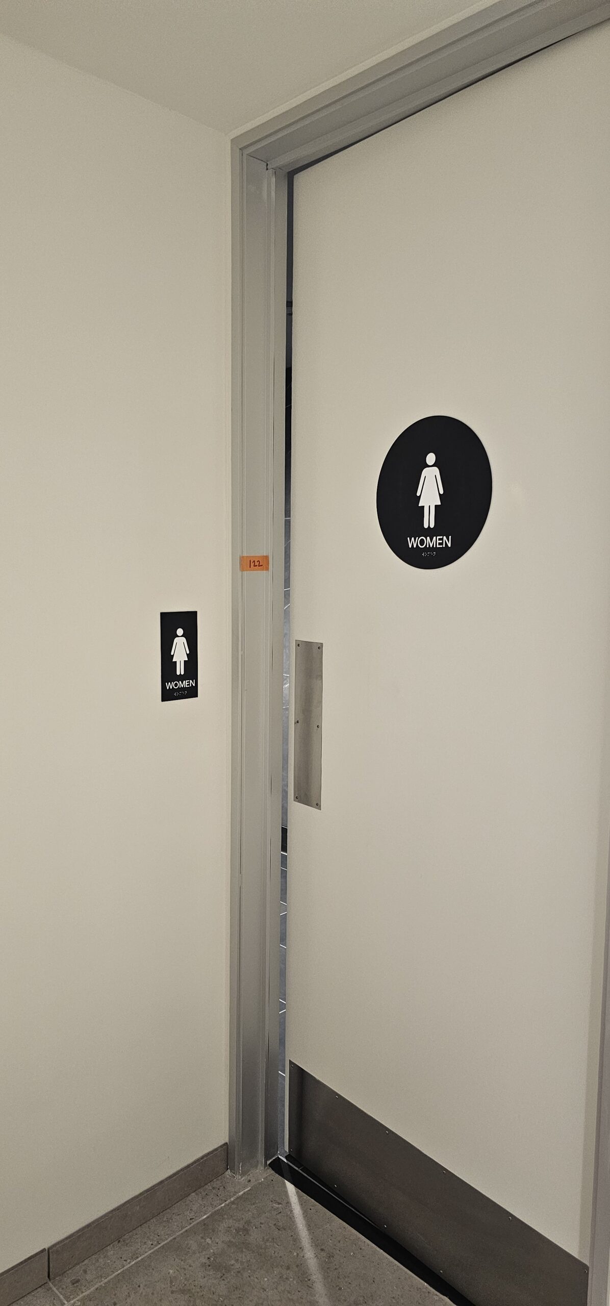 ASCIP Cerritos Braille ADA Sign