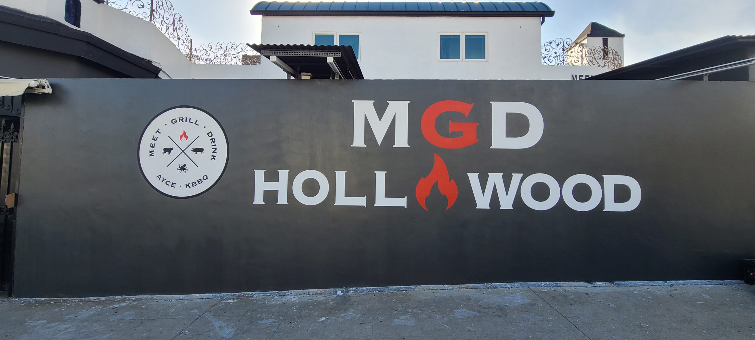 MGD Hollywood Painted Sign