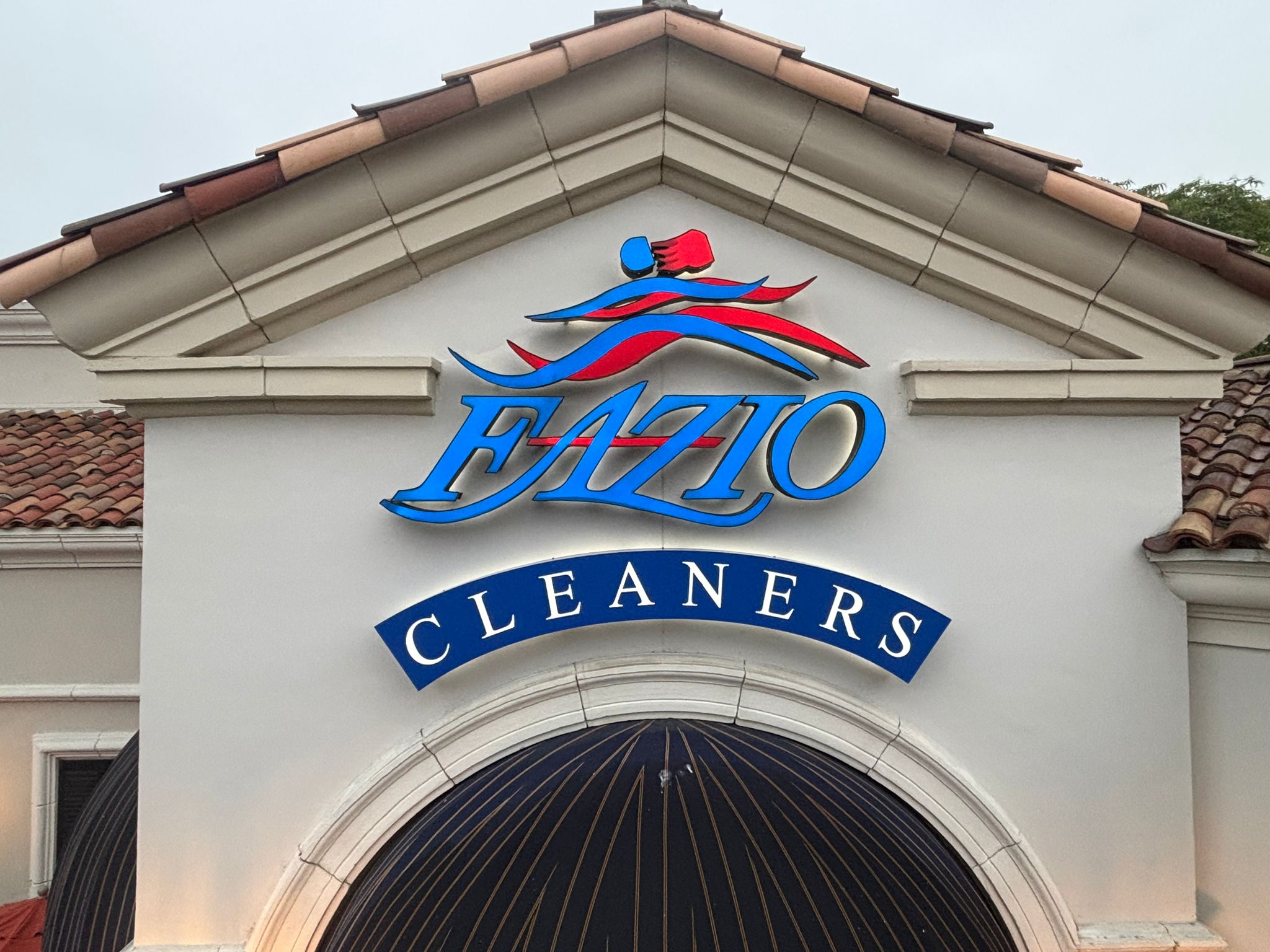 Fazio Cleaners Painted Sign